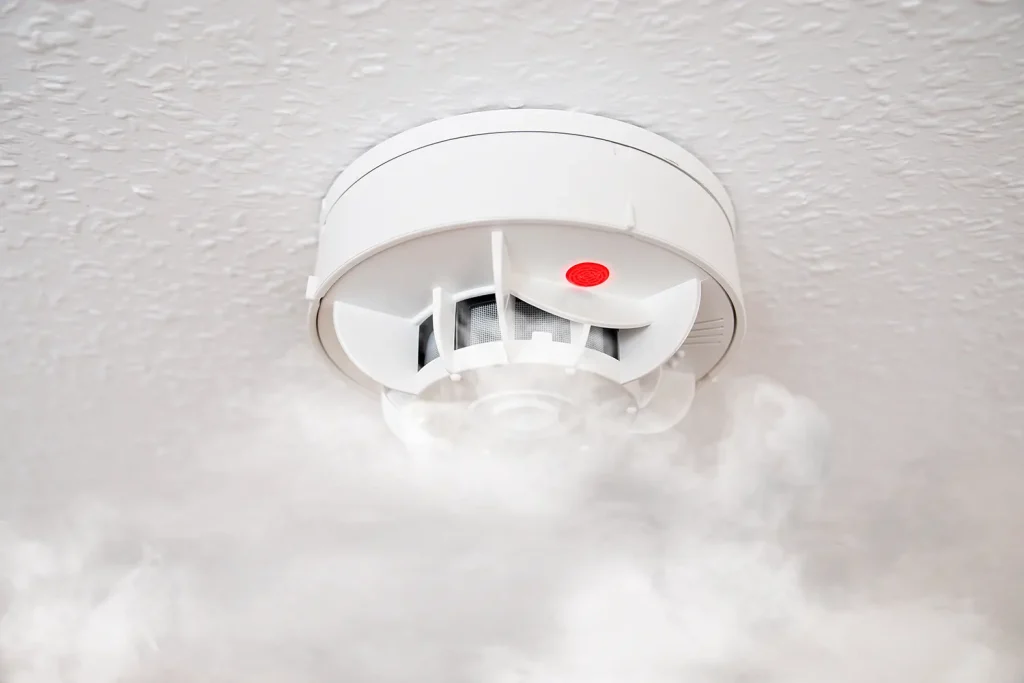 smoke detector or household fire alarm at home 2023 11 27 04 51 30 utc